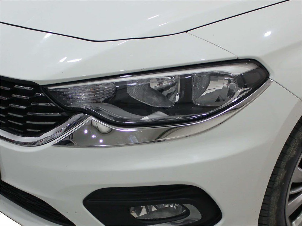 Fiat Egea Uyumlu Far Alt Çıtası  2 Parça Krom 2015 Ve Sonrası