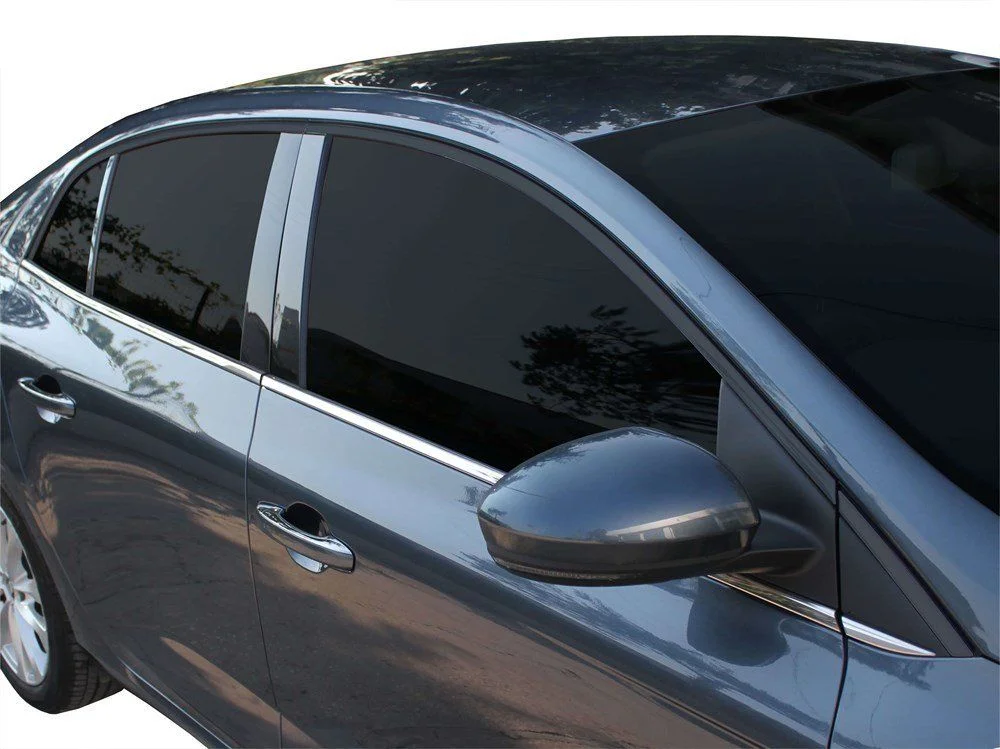 Renault Megane Uyumlu 4 Sedan Cam Çıtası 6 Parça  Krom 2017 Ve Sonrası