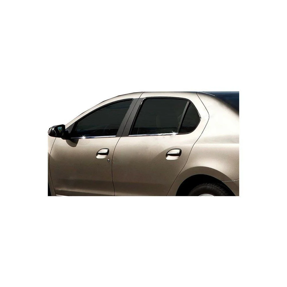 Renault Symbol Uyumlu 2 Cam Çıtası 4 Parça  Krom 2009-2013