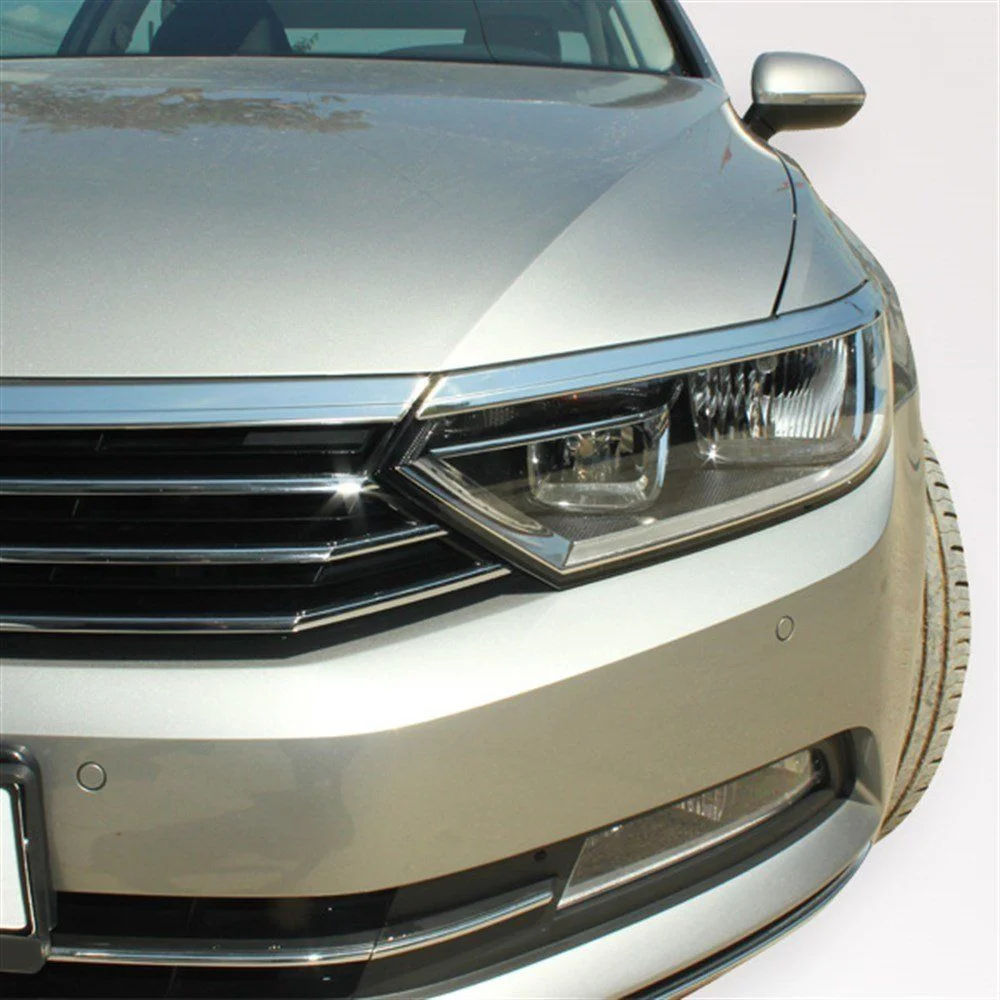 Drs Tuning Passat Uyumlu B8 Far Üst Çıtası 3 Parça Krom 2015 Ve Sonrası