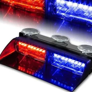 Flaş Led Çakarlı 16W Kırmızı-Mavi 8 Fonksiyonlu / Lapa176 thumb 3