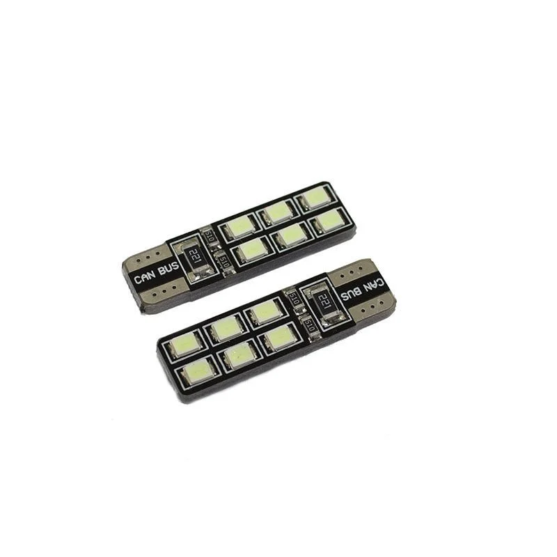 T10 Led Ampul Canbus'Lı Buz Mavi 2'Li Set 12V / Laam626-2