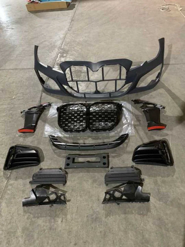 Bmw G20 Uyumlu İçin G22 Dönüşüm Ön Tampon & Panjur Seti
