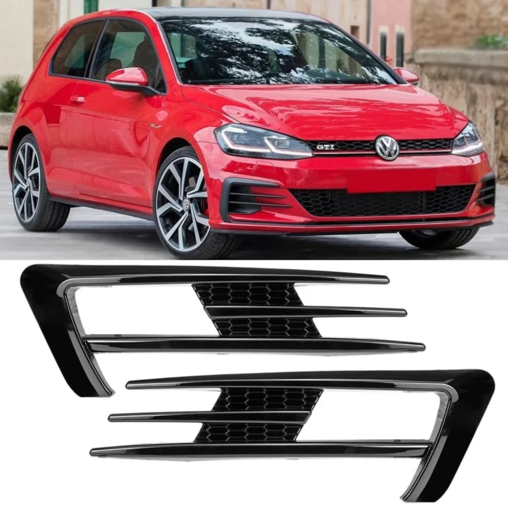 Drs Tuning Golf Uyumlu 7 Sis Farı Çerçevesi Piano Black 2014-2017