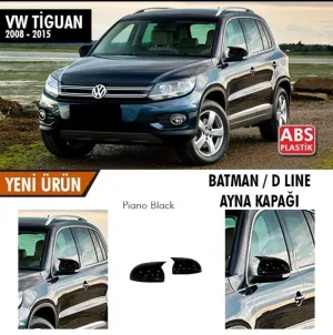 Volkswagen Tiguan 2007-2016 (5N) uyumlu (2008-2015) Batman Yarasa Ayna Kapağı (Parlak Siyah) modelleri DRS Tuning'de. Kaliteli malzeme, hızlı kargo ve güvenli