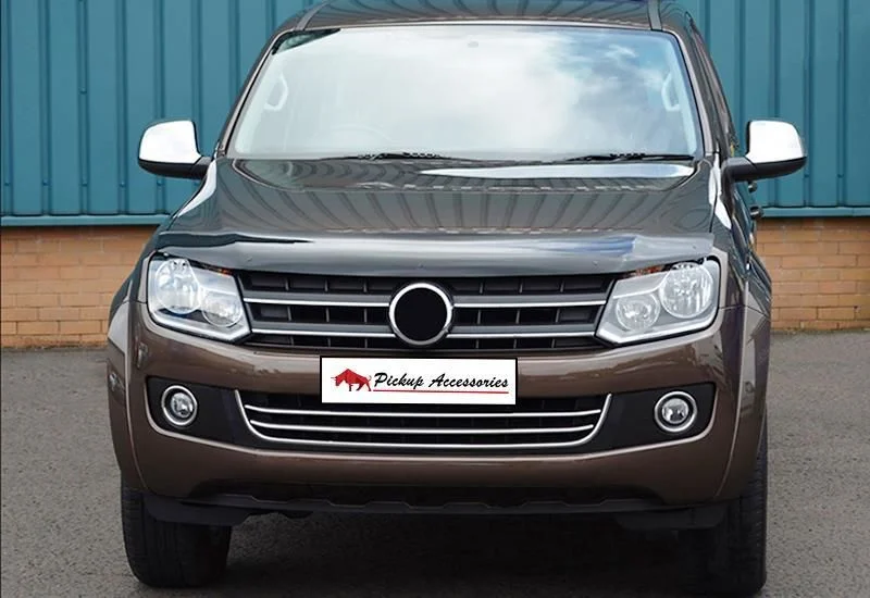 Drs Tuning Amarok Uyumlu 2010 - Kaput Üzeri Koruma, Oem St., Parlak Siyah, Akril