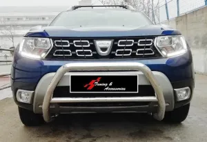 Dacia Duster Uyumlu 2 Yeni Kasa 2018 - Ön Koruma Barı U Model BoruluDRS Tuning kalitesiyle tanışın! Özel olarak Dacia  model araçlar için üretilen bu ürün, otom