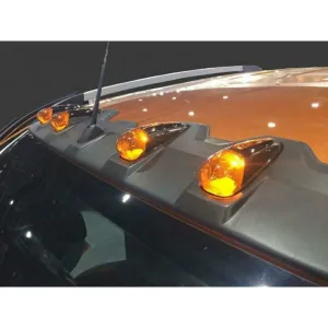 Ford Ranger Uyumlu 2012-2020 Tavan Üstü Turuncu Işıklı Mat Siyah VizörüDRS Tuning kalitesiyle tanışın! Özel olarak Ford  model araçlar için üretilen bu ürün, ot