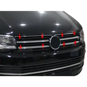 Volkswagen Caravelle Uyumlu T6 Ön Panjur Çıtası 2 Parça 2015 Ve SonrasıDRS Tuning kalitesiyle tanışın! Özel olarak Volkswagen  model araçlar için üretilen bu ür