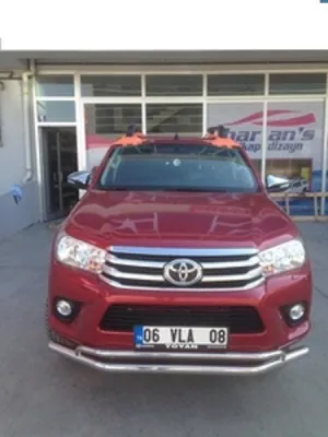 Toyota Hilux Uyumlu Revo Ön Tampon Koruma PST17DRS Tuning kalitesiyle tanışın! Özel olarak Toyota  model araçlar için üretilen bu ürün, otomobilinizin hatlarına