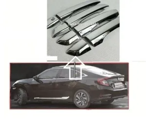 Honda Civic Uyumlu 2017 Fc5 Kapı Kolu Kromu 4 Parça Aynı Gün Kargolama