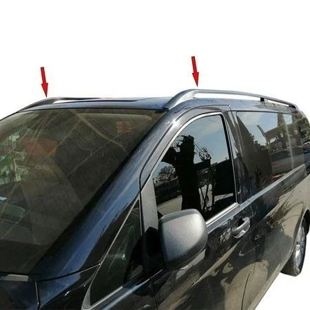 Mercedes Vito Uyumlu Tavan Çıtası 2004 - ABS Krom Siyah - Uzun - Orta - Kısa