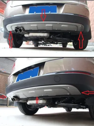 Drs Tuning Tiguan Uyumlu 2008 2015 Ön Arka Difüzör - Görsel 3