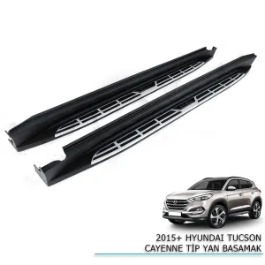 Hyundai Tucson Uyumlu 2015 - Oto Koruma Yan Basamak Oem Square StyleDRS Tuning kalitesiyle tanışın! Özel olarak Hyundai  model araçlar için üretilen bu ürün, ot