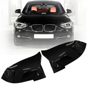Bmw 1 Uyumlu Serisi F20 2012 – 2015 Batman Ayna Kapağı (Parlak Siyah)