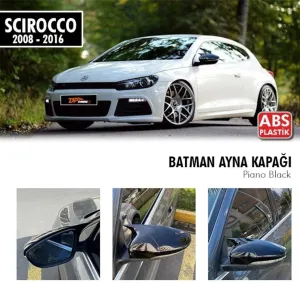 Cem Nam Tuning uyumlu Volkswagen Scirocco 2008 Sonrası Batman Yarasa Ayna Kapağı (Parlak Siyah) modelleri DRS Tuning'de. Kaliteli malzeme, hızlı kargo ve