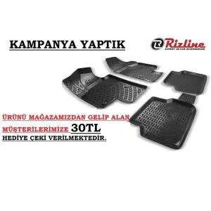 Connect Uyumlu 2003-2012 3D Havuzlu Paspas Orjinal Rizline Drs
