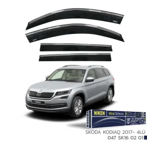Skoda Kodiaq Uyumlu Kromlu Cam Rüzgarlığı 2017 Sonrası 4'Lü NikenDRS Tuning kalitesiyle tanışın! Özel olarak Skoda  model araçlar için üretilen bu ürün, otomobi