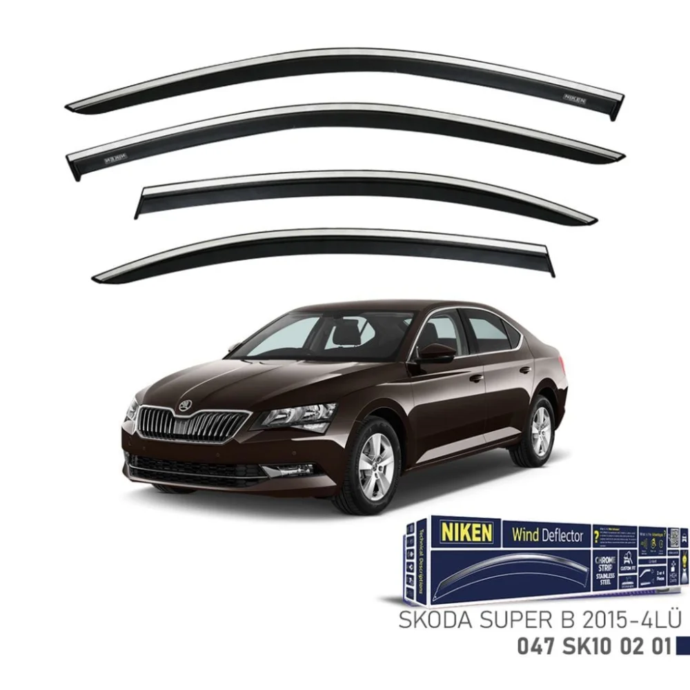 Niken Skoda Uyumlu Süper B Kromlu Cam Rüzgarlığı 2015 - 2019