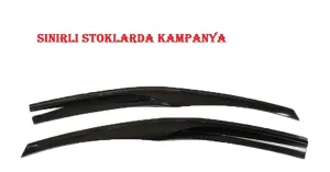 Sunplex Drs Tuning Uyumlu Caddy 2004 - 2019 Kromlu Cam Rüzgarlığı 2 Li