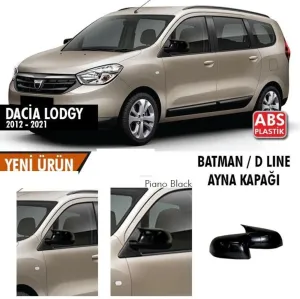 Dacia Lodgy Uyumlu (2012-2021) Batman Ayna Kapağı (Parlak Siyah)DRS Tuning kalitesiyle tanışın! Özel olarak Dacia  model araçlar için üretilen bu ürün, otomobil