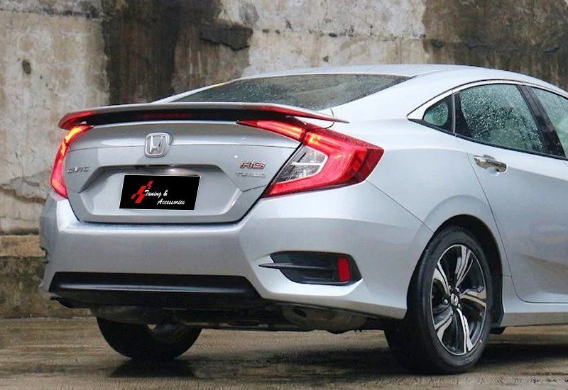 Honda Civic Uyumlu 2016 S Fc5 - Rs Turbo Işıksız Spoiler - Plastik