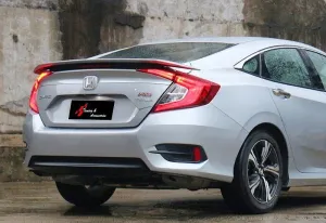 Honda Civic Uyumlu 2016 S Fc5 - Rs Turbo Işıksız Spoiler - Plastik