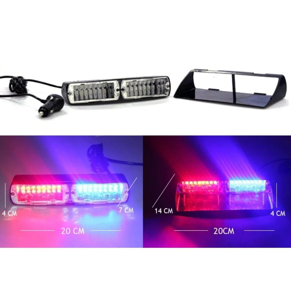 Drs Tuning Flaş LED Uyumlu Çakarlı 16W Kırmızı-Mavi 8 Fonksiyonlu 176