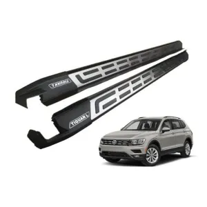 Volkswagen Tiguan Uyumlu Yan Basamak Koruma -2016 Side Step Square StyleDRS Tuning kalitesiyle tanışın! Özel olarak Volkswagen  model araçlar için üretilen bu ü