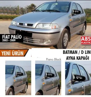 Cem Nam Tuning uyumlu Fiat Palio (2003-2009) Batman Yarasa Ayna Kapağı (Parlak Siyah) modelleri DRS Tuning'de. Kaliteli malzeme, hızlı kargo ve güvenli