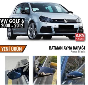 Volkswagen Golf 2008-2012 (Mk6) uyumlu 6 (2008-2012) Batman Yarasa Ayna Kapağı (Parlak Siyah) modelleri Oto Aksesuar Shop'de. Kaliteli malzeme, hızlı kargo ve