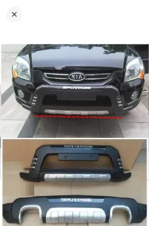 Kia Sportage Uyumlu 2003 2009 Ön Arka Tampon Koruyucu DifüzörDRS Tuning kalitesiyle tanışın! Özel olarak Kia  model araçlar için üretilen bu ürün, otomobilinizi