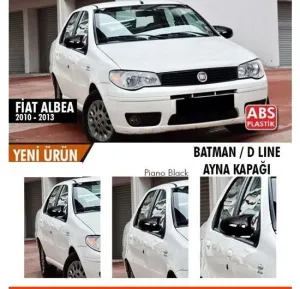Fiat Albea 2002-2012 (178D) uyumlu (2010-2013) Batman Yarasa Ayna Kapağı (Makyajlı Kasa) modelleri Oto Aksesuar Shop'de. Kaliteli malzeme, hızlı kargo ve