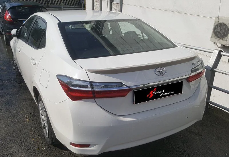 Toyota Corolla Uyumlu 2013 - Bagaj Üzeri Anatomik Spoiler ABS Plastik
