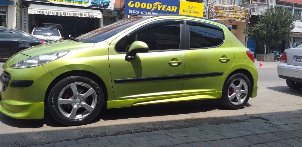 Drs Tuning Peugeot 207 Uyumlu Yan Marşpiyel Boyalı