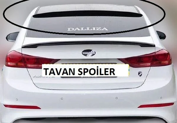 Hyundai Elantra Uyumlu 2011-2015 Tavan Spoiler