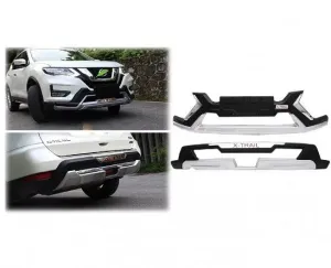 Nissan X-Trail Uyumlu Ön Arka Tampon Koruma (2017-2020) - Görsel 2