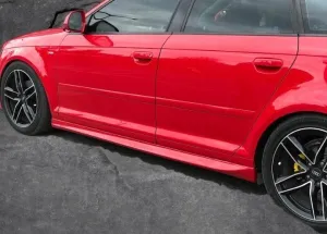Drs Tuning Audi A3 Uyumlu Hatchback R Yan Marşpiyel 2013-2016 Arası Boyalı