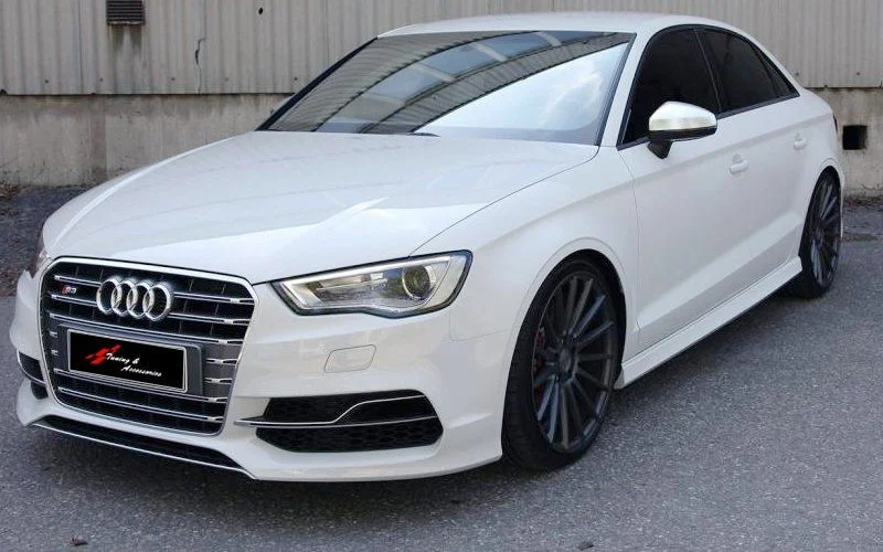 Audi A3 Uyumlu 8V 2013 S - Marşpiyel, S3 Sağ Sol Set, Ham Ürün