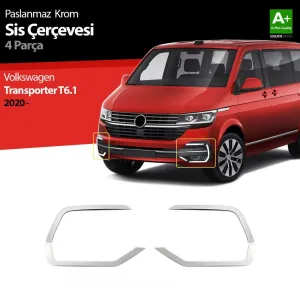 S-Dizayn VW Transporter T6.1 Krom Sis Farı Çerçevesi 4 Prç. 2020-2025Araca &Ouml;zel Krom Aksesuar
&Uuml;r&uuml;n &Ouml;zellikleri:Krom &uuml;r&uuml;nler ara&cc