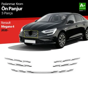 S-Dizayn Renault Megane 4 Krom Ön Panjur 5 Prç. 2020 ÜzeriNot: 2020 Model &uuml;zeri makyajlı kasa Megane 4 Ara&ccedil;lar i&ccedil;in uygundur.&nbsp;
Araca &Ou