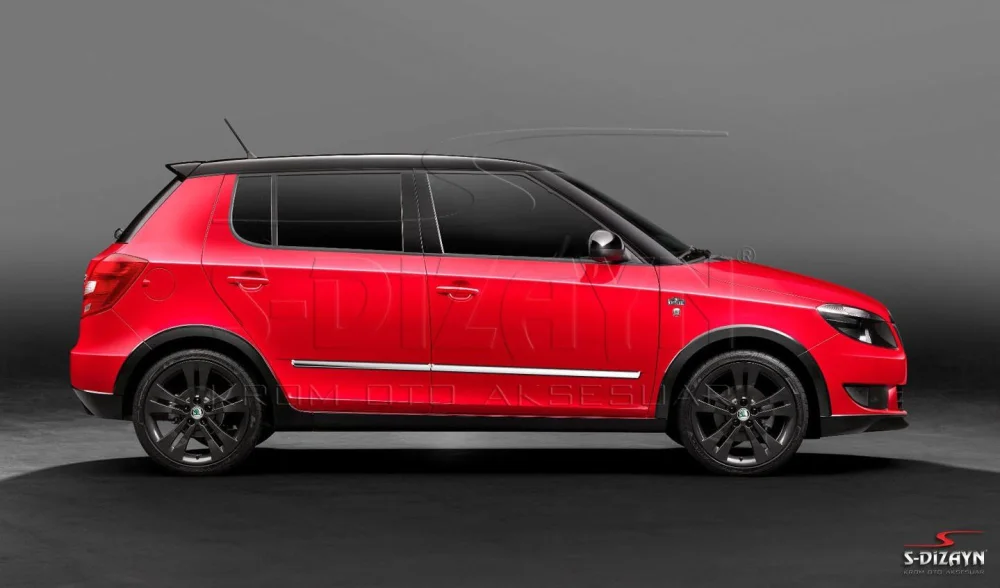 Drs Tuning Skoda Fabia Kapı Koruma Çıtası Krom 2014-2020