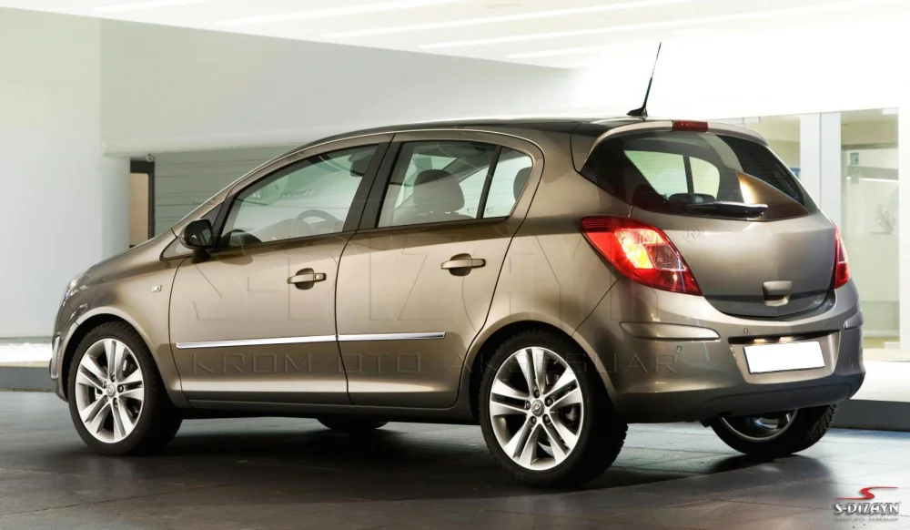 Drs Tuning Opel Corsa D Kapı Koruma Çıtası Krom 2007-2014