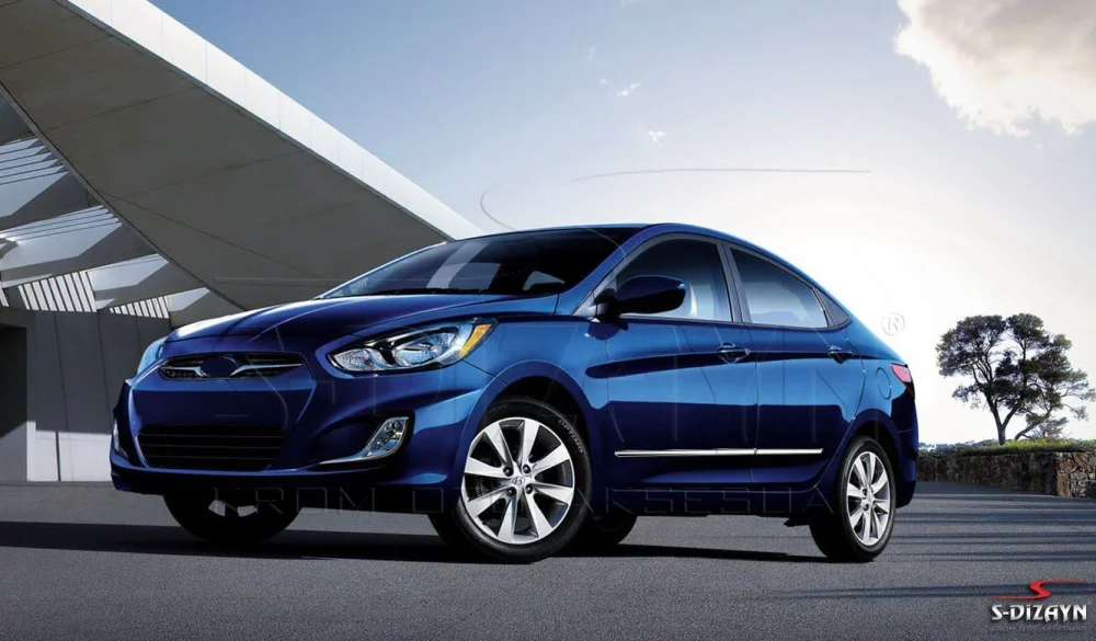 Drs Tuning Hyundai Accent Blue Kapı Koruma Çıtası Krom 2011-2017