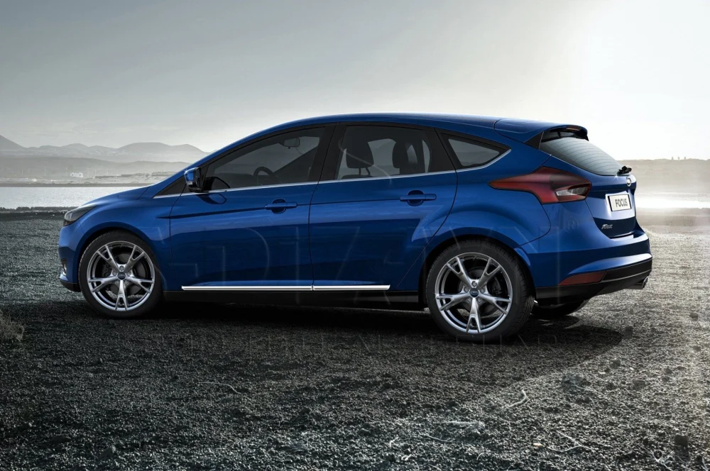 Drs Tuning Ford Focus 3 HB Kapı Koruma Çıtası Krom 2011-2018