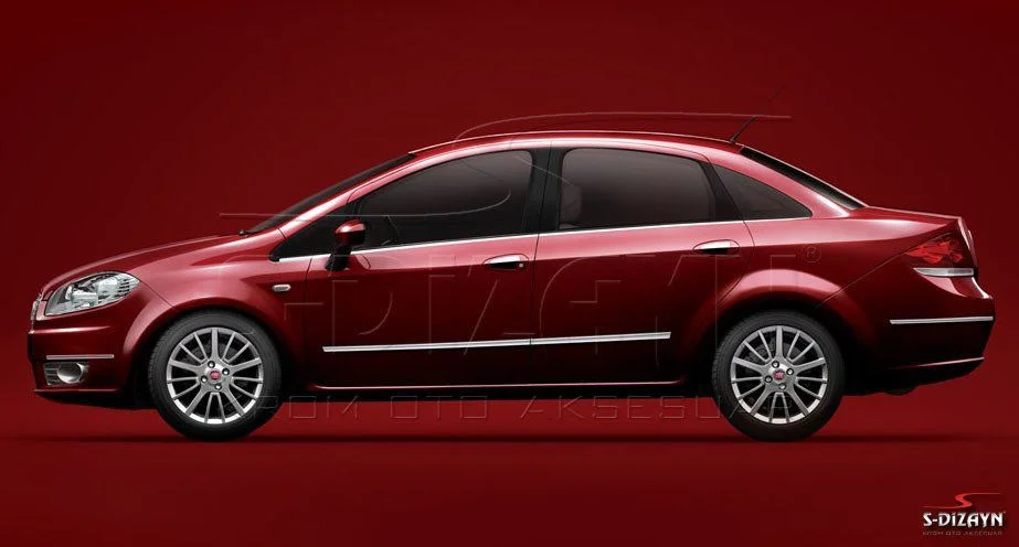 Fiat Linea Uyumlu Kapı Koruma Çıtası Krom 2007 Üzeri