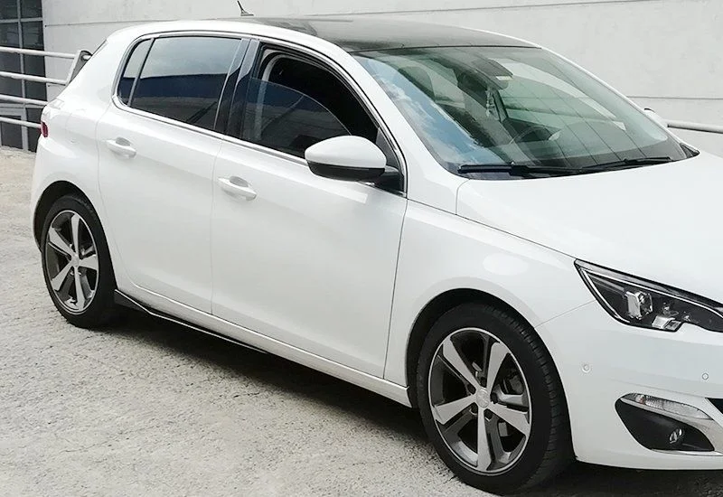 Drs Tuning Peugeot 308 Uyumlu 2014 - Aero Marşpiyel Flap Sağ Sol Set