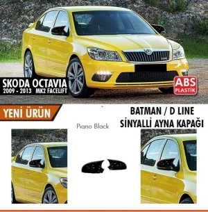 Skoda Octavia Uyumlu Mk2 A5 Facelift Batman Ayna Kapağı 2009-2013DRS Tuning kalitesiyle tanışın! Özel olarak Skoda MK2 model araçlar için üretilen bu ürün, otom