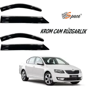 Skoda Octavia 2012-2020 (5E) uyumlu Krom Cam Rüzgarlığı 2014-2020/ Caru421 modelleri DRS Tuning'de. Kaliteli malzeme, hızlı kargo ve güvenli alışverişle hemen