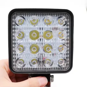 Drs Tuning Kare 16 Led Beyaz Sis Lambası 317 - Görsel 4